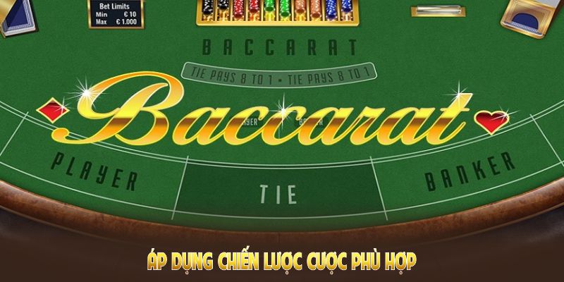 Áp dụng chiến lược cược phù hợp tại Baccarat ABC8 để thúc đẩy cơ hội chiến thắng