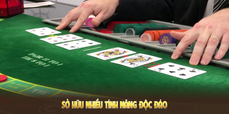 Baccarat ABC8 sở hữu nhiều tính năng độc đáo giúp bạn chơi an toàn, hưởng ưu đãi lớn